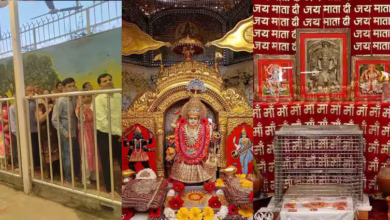 Photo of नवरात्र के पहले दिन झंडेवालान देवी मंदिर में भक्तों की लंबी कतार, जानें कैसे करें माता शैलपुत्री की पूजा?