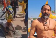 Photo of खाटूश्याम के प्रति दो भक्तों की अनूठी श्रद्धा, 1600 नुकीली किलों पर लेटकर पहुंचा मंदिर