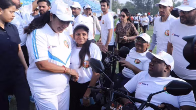 Photo of डीयू में रन फॉर वन नेशन वन इलेक्शन मैराथन, सीएम बोलीं- विकास में बाधा डालने वाले ‘स्पीड ब्रेकर’ हटाएं