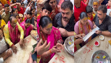 Photo of दिल्ली की मुख्यमंत्री ने किए बांकेबिहारी के दर्शन, परिवार सहित की पूजा-अर्चना