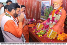 Photo of मुख्यमंत्री सैनी ने स्वामी कल्याणदेव महाराज को किया नमन