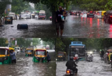 Photo of सुबह-सुबह झमाझम बारिश से भीगा दिल्ली-एनसीआर, जगह-जगह जलभराव; आगे कैसा रहेगा मौसम का मिजाज?
