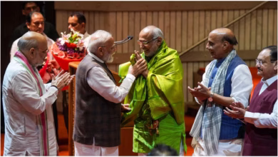 Photo of एनडीए संसदीय दल की बैठक में राधाकृष्णन का स्वागत; पीएम मोदी ने विपक्ष से की समर्थन की अपील
