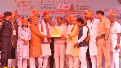 Photo of रोहतक में सैनी संस्था के 75 वें स्थापना दिवस पर मुख्यमंत्री नायब सिंह ने सैनी पब्लिक स्कूल के नए भवन का शिलान्यास किया