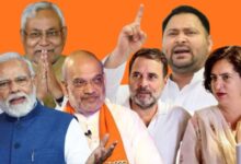 Photo of बिहार चुनाव: 8 पूर्व मुख्यमंत्रियों के 10 रिश्तेदार चुनावी मैदान में, कई सीटों पर हाईप्रोफाइल मुकाबला