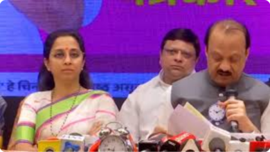Photo of एक मंच पर दिखी पवार परिवार की ‘पावर’, अजित पवार-सुप्रिया सुले ने जारी किया NCP का घोषणापत्र